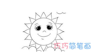 太阳公公怎么画 太阳的简笔画图片