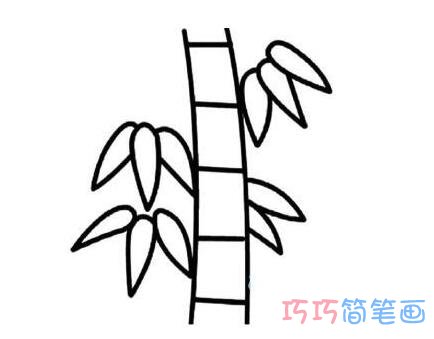 简单又漂亮的竹子怎么画 植物竹子的画法图片