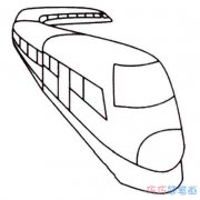 复兴号动车怎么画简单_卡通火车简笔画图片