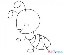 幼儿长触角蚂蚁怎么画好看简单_蚂蚁简笔画