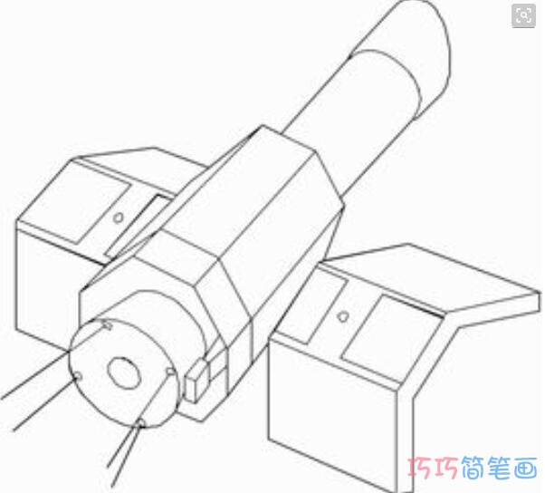 小学卫星怎么画_好看卫星简笔画图片