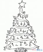 怎样画漂亮的圣诞树简单好看_圣诞树简笔画图片