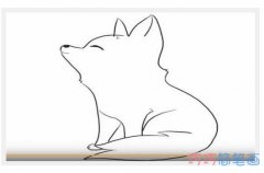 幼儿卡通狐狸怎么画简单带步骤_狐狸简笔画图片
