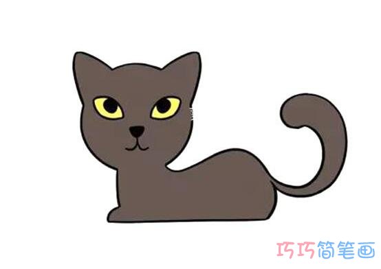 可爱小猫要怎么画简单_小猫简笔画图片