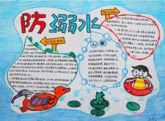 小学生防溺水手抄报版面设计图_防溺水手抄报图片