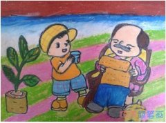 幼儿重阳节快乐怎么画_重阳节儿童简笔画图片