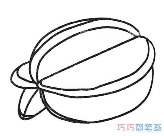 星星杨桃要怎么画可爱_杨桃简笔画图片