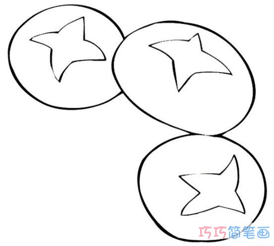 儿童柿子怎么画简单好画_柿子简笔画图片