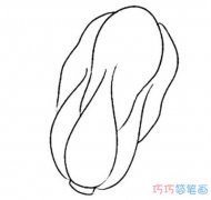 卡通上海青怎么画简单好看_青菜简笔画图片