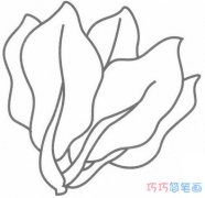 卡通菠菜怎么画简单好看_带步骤图菠菜简笔画图片