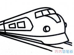 卡通火车素描怎么画简单漂亮_火车简笔画图片