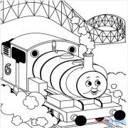 托马斯小火车的画法简单可爱_火车简笔画图片