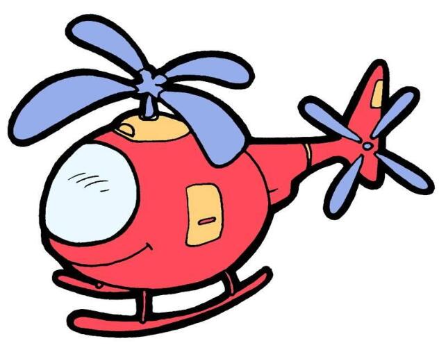 卡通直升飞机要怎么画简单_飞机简笔画图片