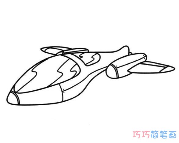 宇宙飞船怎么画简单易学_宇宙飞船简笔画图片