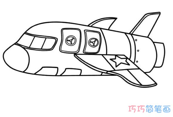 宇宙飞船怎么画简单易学_宇宙飞船简笔画图片