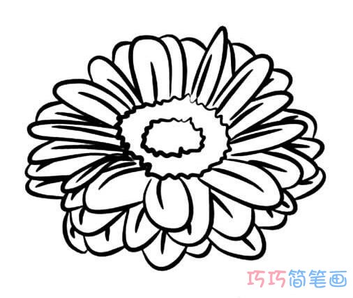 小花朵手绘怎么画简单可爱_花朵简笔画图片