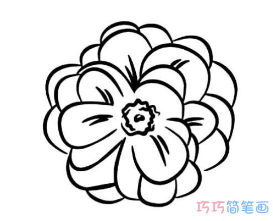 小花朵怎么画简洁好看_花朵简笔画图片