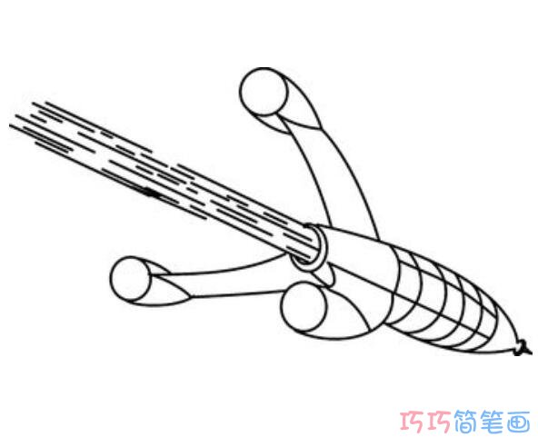 火箭发射怎么画简单_火箭简笔画图片