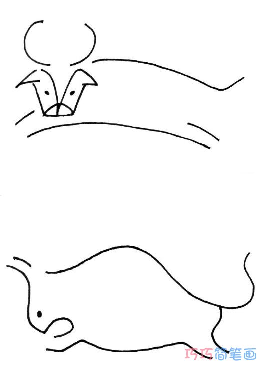 单线条动物怎么画简洁好看_动物简笔画图片
