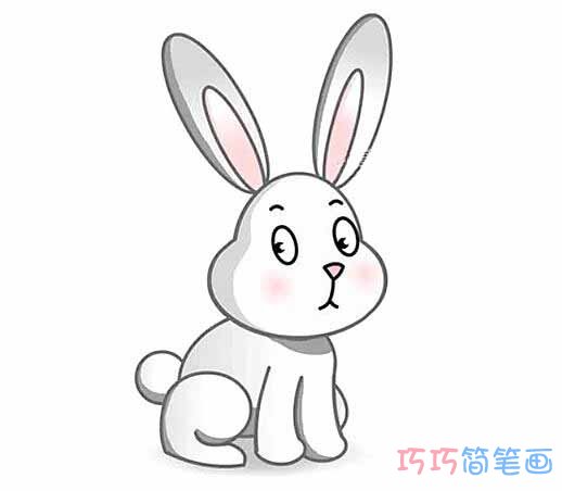 小白兔怎么画可爱_小白兔简笔画图片
