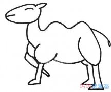 卡通骆驼的简单画法手绘 骆驼怎么画简笔画图片