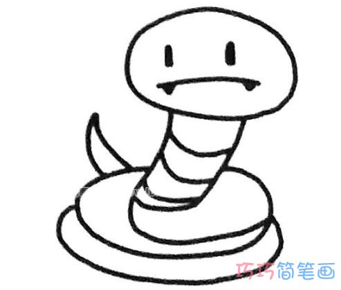 卡通小蛇怎么画简单_蛇简笔画图片