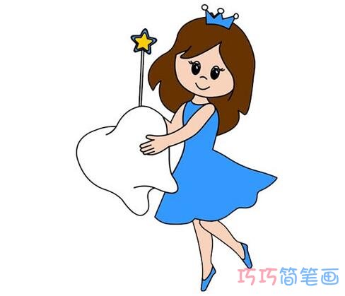 爱护牙齿小天使怎么画好看_小天使简笔画图片