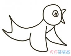 幼儿小鸟怎么画可爱简单_手绘小鸟简笔画图片