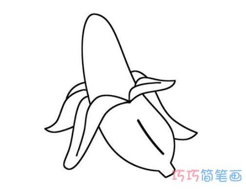 香蕉怎么画可爱_香蕉简笔画图片