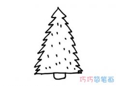 一组大树的画法简单漂亮 各种大树简笔画图片