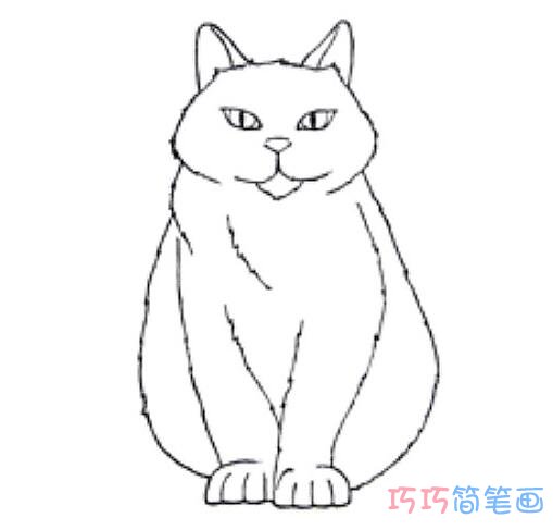 龙猫怎么画简单好看 龙猫简笔画图片