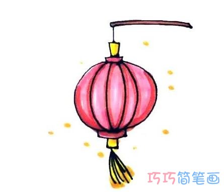 灯笼怎么画好看 灯笼简笔画图片