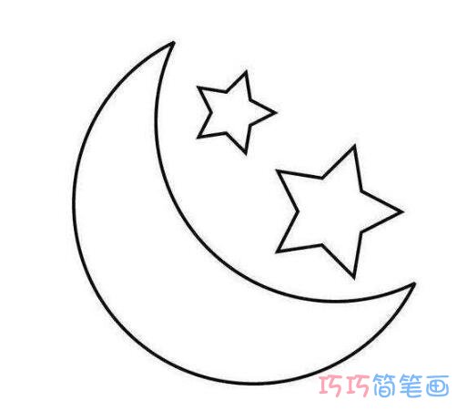 星星怎么画可爱简单 星星简笔画图片