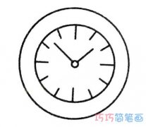 儿童钟表怎么画简单可爱 钟表画法简笔画教程