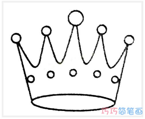 生日皇冠怎么画好看 皇冠简笔画图片
