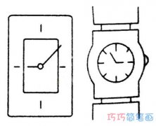 各种钟表怎么画简单可爱 带步骤图钟表简笔画图片