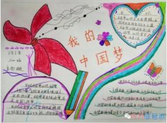 怎么画三年级小学生关于我的中国梦的手抄报图片