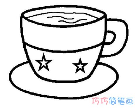 简单茶杯怎么画 茶杯的画法步骤简单好看