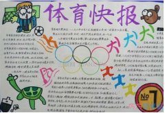 关于奥运会体育手抄报内容图片五年级