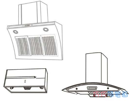抽油烟机怎么画好看 抽油烟机简笔画图片