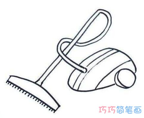 儿童简笔画吸尘器怎么画简单好看