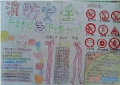 小学生关于消防标志手抄报怎么画简单漂亮