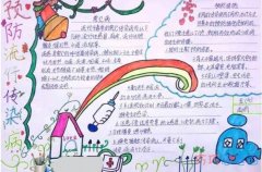 小学生关于预防流行性传染疾病手抄报怎么画简单漂亮