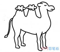 骆驼怎么画简单好看 儿童画骆驼的画法步骤图