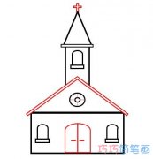 怎么画教堂简笔画 简单教堂的画法教程