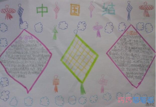 小学生关于中华传统几何图形文字框的手抄报怎么画简单漂亮