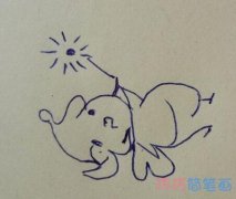 儿童小精灵的画法步骤教程简单漂亮