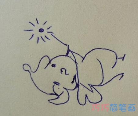 儿童小精灵的画法步骤教程简单漂亮