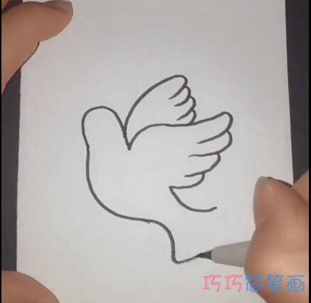 简单鸟儿的画法简笔画视频教程