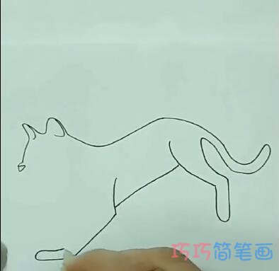 简单小猫的画法简笔画视频教程